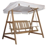 Landmann Teakholz-Hollywoodschaukel als 3-Sitzer schon für nur 386,10 Euro inkl. Lieferung