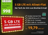 YourFlat im E-Plus Netz mit echter Allnet-Flat und 5GB LTE-Flatrate nur 19,79 Euro monatlich – statt normal 34,79 Euro
