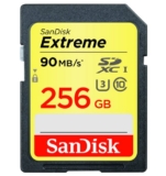SanDisk Extreme 256GB SDXC bis zu 90 MB/Sek, Class 10, U3 Speicherkarte für nur 90,99 Euro inkl. Versand