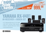 Yamaha RX-V481 5.1 AV-Receiver + Quadral Chromium Style 5.1 Lautsprecher für nur 999,- Euro inkl. Versand