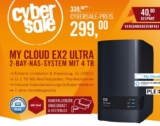My Cloud EX2 Ultra NAS System 2-Bay 4TB (2x 2TB) nur 299,- Euro inkl. Versand