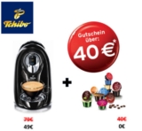 Tchibo Cafissimo COMPACT + 40€ GUTSCHEIN für Cafissimo Kapseln für nur 49,90 Euro inkl. Versand