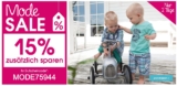 Satte 15% Rabatt auf Mode bei Babymarkt