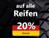20% Rabatt auf alle Reifen im A.T.U Shop
