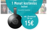 Maxdome 1 Monat kostenlos testen + Google Chromecast 2 für nur 15,- Euro (statt normal 35,- Euro)