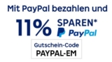Genial! Bei Rakuten mit Paypal bezahlen und 11% Gutschein einsetzen