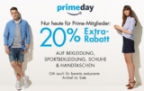 Auf Bekleidung, Sportbekleidung, Schuhe & Handtaschen mit 20% Extra-Rabatt für Prime-Mitglieder