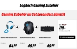 Logitech G430 Headset + Logitech G402 Maus + Logitech G105 Tastatur für nur 119,- Euro inkl. Versand