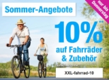 Bei GartenXXL heute 10% Rabatt auf Fahrräder & Zubehör – z.B. Rex E-Bike nur 828,- Euro