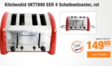 KitchenAid 5KTT890 EER 4 Scheibentoaster in Rot für nur 144,95 Euro inkl. Versand