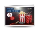 Cinestar Gutscheine z.B. 2 Tickets inkl. 2x 0,5l Getränk und Popcorn nur 20,- Euro