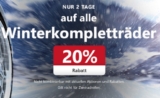 20% Rabatt bei Winter-Kompletträdern im A.T.U Shop