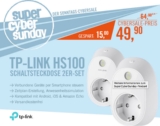 2er Set TP-LINK HS100 WLAN Schaltsteckdose in weiß für nur 49,90 Euro inkl. Versand