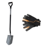 Ebay WOW: Fiskars Ergonomic Gärtnerspaten + Fiskars Handschuh im Set für nur 24,99 Euro inkl. Versand