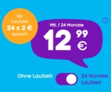 Tarif Blau L (1,5 GB Daten + 450 Min/SMS) schon ab 12,99 Euro monatlich