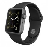 Original Apple Watch Sport 42mm Sportarmband Schwarz oder Weiss (Zustand „wie neu“) effektiv 220,15 Euro