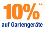 10 % Gutschein auf alle Gartengeräte im Plus Onlineshop!