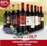 Spanisches Probierpaket mit 10 Flaschen Rotwein für nur 39,99 Euro inkl. Versand