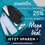 Engelhorn: 25% Rabatt auf Business & Sneaker/Schuhe – z.B. günstige Markenanzüge