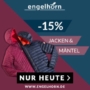 15% Extra-Rabatt auf Jacken und Mäntel
