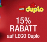 15% Rabatt auf alle LEGO Duplo Produkte bei Galeria Kaufhof