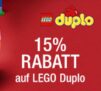 15% Rabatt auf alle LEGO Duplo Produkte bei Galeria Kaufhof