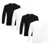 Fruit of the Loom Herren Longsleeves im 4er Pack für nur 16,99 Euro – nur 4,25 Euro pro Shirt inkl. Versand