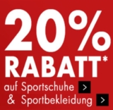 20% Rabatt auf Sportschuhe & -bekleidung im Karstadt Onlineshop