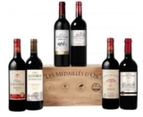 Goldprämierte Bordeauxkiste mit 6 verschiedenen edlen Tropfen nur 40,- Euro inkl. Versand