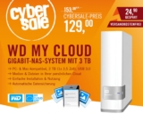 WD My Cloud NAS System 1-Bay 3TB WDBCTL0030HWT-EESN für nur 129,- Euro inkl. Versand