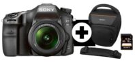 SONY ILCA-68 Spiegelreflexkamera mit Objektiv, Tasche + Speicherkarte & Tamron Telezoom Objektiv für nur 555,- Euro