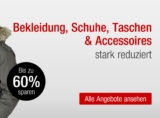 Bis zu 60% Extrarabatt auf viele bereits reduzierte Mode-Artikel