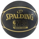 Spalding Basketball NBA Highlight Gr. 7 in Schwarz/Gold für nur 15,99 Euro