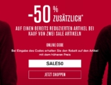 Großer Sale im s.Oliver Onlineshop + 50% Rabatt auf den zweiten Sale Artikel