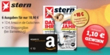 6 Ausgaben des „Stern“ dank Prämien rechnerisch mit 1,10 Euro Gewinn