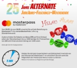 Satte 25% Rabatt (maximal 25,-) bei Zahlweise Masterpass + versandkostenfreie Lieferung bei Alternate