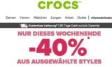 Jetzt sogar bei Crocs 40% Rabatt auf alle Clogs + versandkostenfreie Lieferung