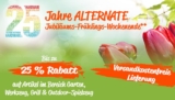 Geht wieder! 25,- Euro Alternate-Gutschein oder 10% Gutschein bei Zahlung mit Paydirekt
