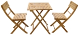 Gartenset (2 Stühle + 1 Tisch) Akazie für nur 33,85 Euro inkl. Lieferung