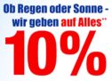 Nur noch heute! 10% Rabatt auf fast alles im Plus Online-Shop