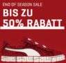 End of Season Sale im Puma Onlineshop mit bis zu 50% Rabatt