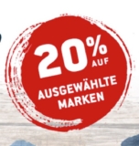 20% Rabatt auf ausgewählte Marken im Bergfreunde Onlineshop + 5,- Euro Newsletter Gutschein