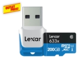 200GB Lexar MicroSDXC Speicherkarte mit Kartenleser für 56,- Euro inkl. Versand