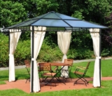 Knaller! Leco Hardtop Pavillon inkl. Seitenteile für nur 459,99 Euro (statt 617,- Euro)