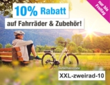 10% Rabatt auf die gesamte Kategorie Fahrräder bei GartenXXL