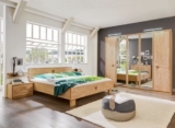 Komplettes Schlafzimmer aus Erle (teilmassiv) für nur 666,- Euro inkl. Lieferung