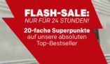 20-fache Superpunkte auf Top-Bestseller
