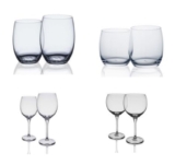 Verschiedene Kristallgläser der Marke Alessi zu reduzierten Preisen