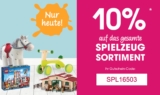 Nur heute: 10 % Rabatt auf alle Produkte der Kategorie Spielzeug im Babymarkt Onlineshop
