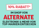 Bei Rakuten im Shop von Alternate satte 10% auf Alles